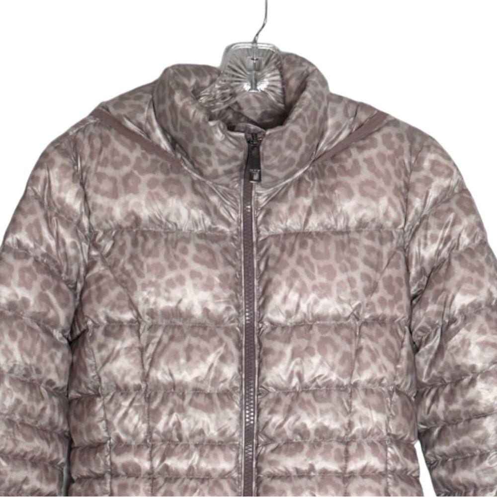 Calvin Klein Packable Down Filled Leopard Mauve H… - image 3
